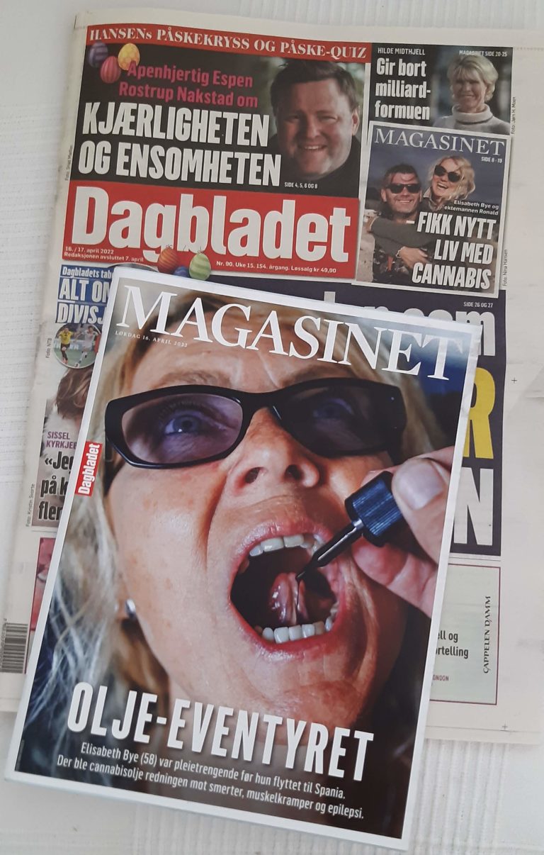 Stort å være hovedoppslaget i Dagbladet, Magasinet